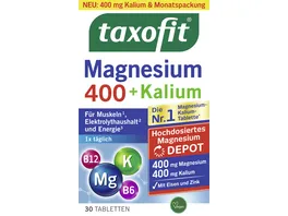 TAXOFIT Magnesium 400 Kalium 30 Tabletten