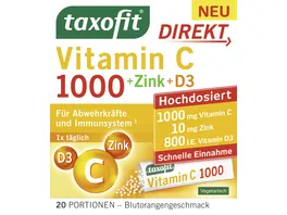 Taxofit Vitamin C 1000 Zink D3 Direkt