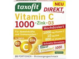 Taxofit Vitamin C 1000 Zink D3 Direkt