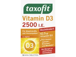Taxofit Vitamin D3 2500 I E
