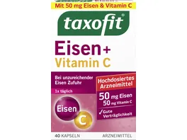 Taxofit Eisen Vitamin C Kapseln