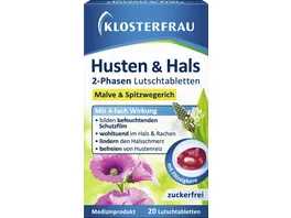 Klosterfrau Broncholind Husten Hals Lutschtabletten 20 Stk