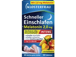 Klosterfrau Schneller Einschlafen Melatonin