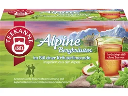 Teekanne Alpine Bergkraeuter Tee