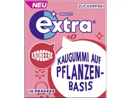 Wrigley s extra Kaugummi Erdbeere pflanzlich