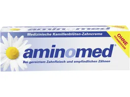 Aminomed Medizinische Kamillenblueten Zahncreme ohne Titandioxid
