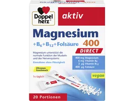 Doppelherz Magnesium 400 B6 B12 Folsaeure Direct