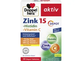 Doppelherz Zink Histidin Vitamin C Depot 30 Tabletten