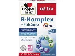 Doppelherz B Komplex Folsaeure DEPOT 45 Tabletten