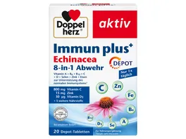 Doppelherz Immun plus Echinacea 8 in 1 Abwehr Depot 20 Tabletten