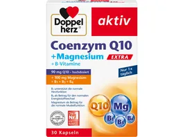 Doppelherz Coenzym Q10 Magnesium B Vitamine EXTRA 30 Kapseln