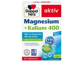 Doppelherz Magnesium 400 Kalium 30 Tabletten