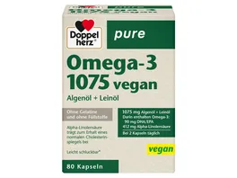 Doppelherz pure Omega 3 1075 vegan