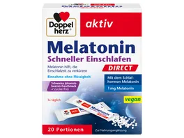 Doppelherz Melatonin Schneller Einschlafen Direct 20 Portionen