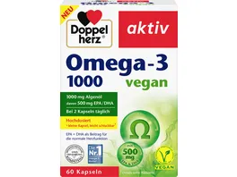Doppelherz Omega 3 1000 vegan