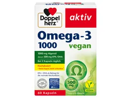 Doppelherz Omega 3 1000 vegan