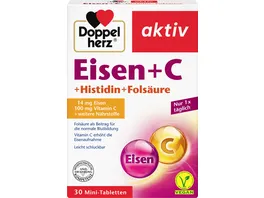 Doppelherz Eisen C Histidin Folsaeure 30 Mini Tabletten