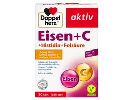 Doppelherz Eisen C Histidin Folsaeure 30 Mini Tabletten