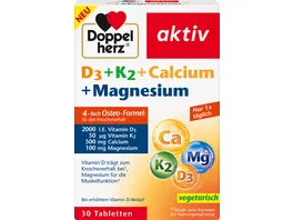 Doppelherz D3 K2 Calcium Magnesium