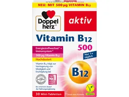 Doppelherz Vitamin B12 500 Mini Tabletten