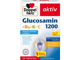 Doppelherz Glucosamin 1200 D3 K C 30 Tabletten