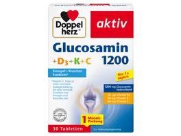 Doppelherz Glucosamin 1200 D3 K C 30 Tabletten