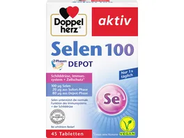 Doppelherz Selen 100 2 Phasen Depot 45 Tabletten