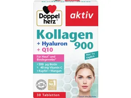 Doppelherz Kollagen 900 Hyaluron Q10 30 Tabletten
