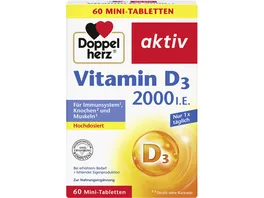 Doppelherz Vitamin D3 2000 I E