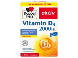 Doppelherz Vitamin D3 2000 I E