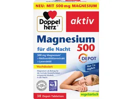 Doppelherz Magnesium 500 fuer die Nacht