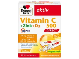 Doppelherz Vitamin C 500 Zink Direct D3 Depot