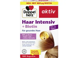 Doppelherz Haar Intensiv Biotin 100 Kapseln
