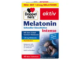 Doppelherz Melatonin Schneller Einschlafen