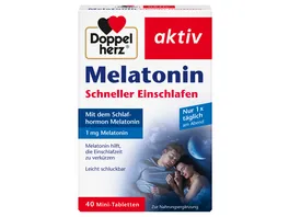 Doppelherz Melatonin Schneller Einschlafen