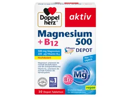 Doppelherz Magnesium 500 B12 2 Phasen Depot 30 Depot Tabletten