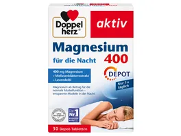 Doppelherz Magnesium 500 fuer die Nacht