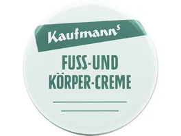 Kaufmanns Fuss und Koerper Creme