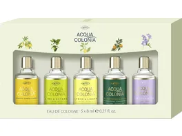 4711 ACQUA COLONIA Miniaturenset Eau de Cologne Geschenkpackung