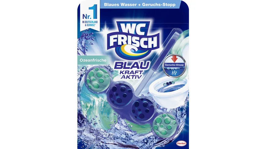 WC Frisch Kraft Aktiv WC-Reiniger Gel Ozeanfrische