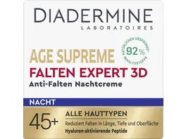 DIADERMINE Age Supreme Nachtpflege Falten Expert 3D Anti Falten Nachtcreme 50 ml