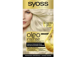 SYOSS Oleo Intense Permanente Oel Coloration 10 50 Helles Asch Blond
