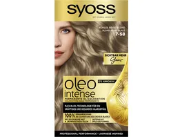 SYOSS Oleo Intense Permanente Oel Coloration 7 58 Kuehles Beige Blond