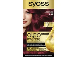 SYOSS Oleo Intense Permanente Oel Coloration 5 92 Helles Rot