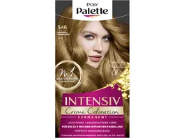 POLY PALETTE Intensiv Creme Coloration 546 7 5 Karamell Goldblond