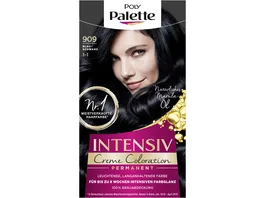 POLY PALETTE Intensiv Creme Coloration 909 1 1 Blauschwarz