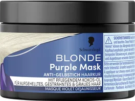 Schwarzkopf Blonde Purple Mask Anti Gelbstich Effekt Haarmaske