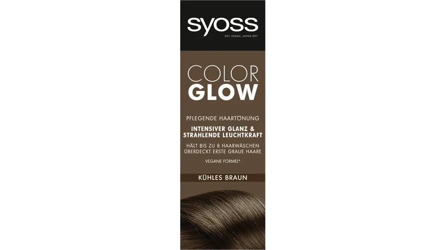 syoss Color Glow Pflegende Haartönung Kühles Braun