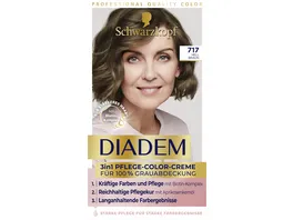 DIADEM 3in1 Pflege Color Creme 717 Hell Braun