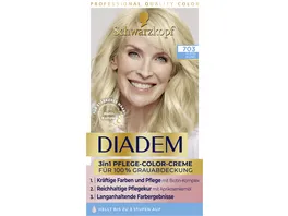 DIADEM 3 in 1 Pflege Color Creme 703 Platin Blond